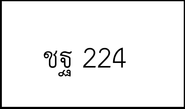ชฐ 224